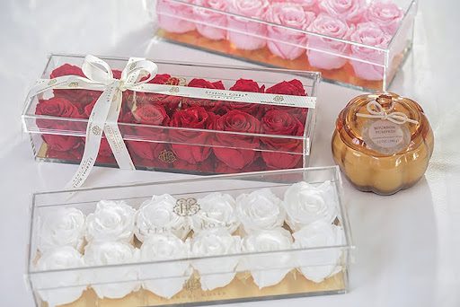 acrylic boxes with lids